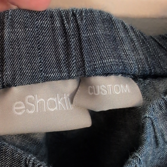 eShakti Navy Off-Shoulder Blouse - Picture 2 of 3